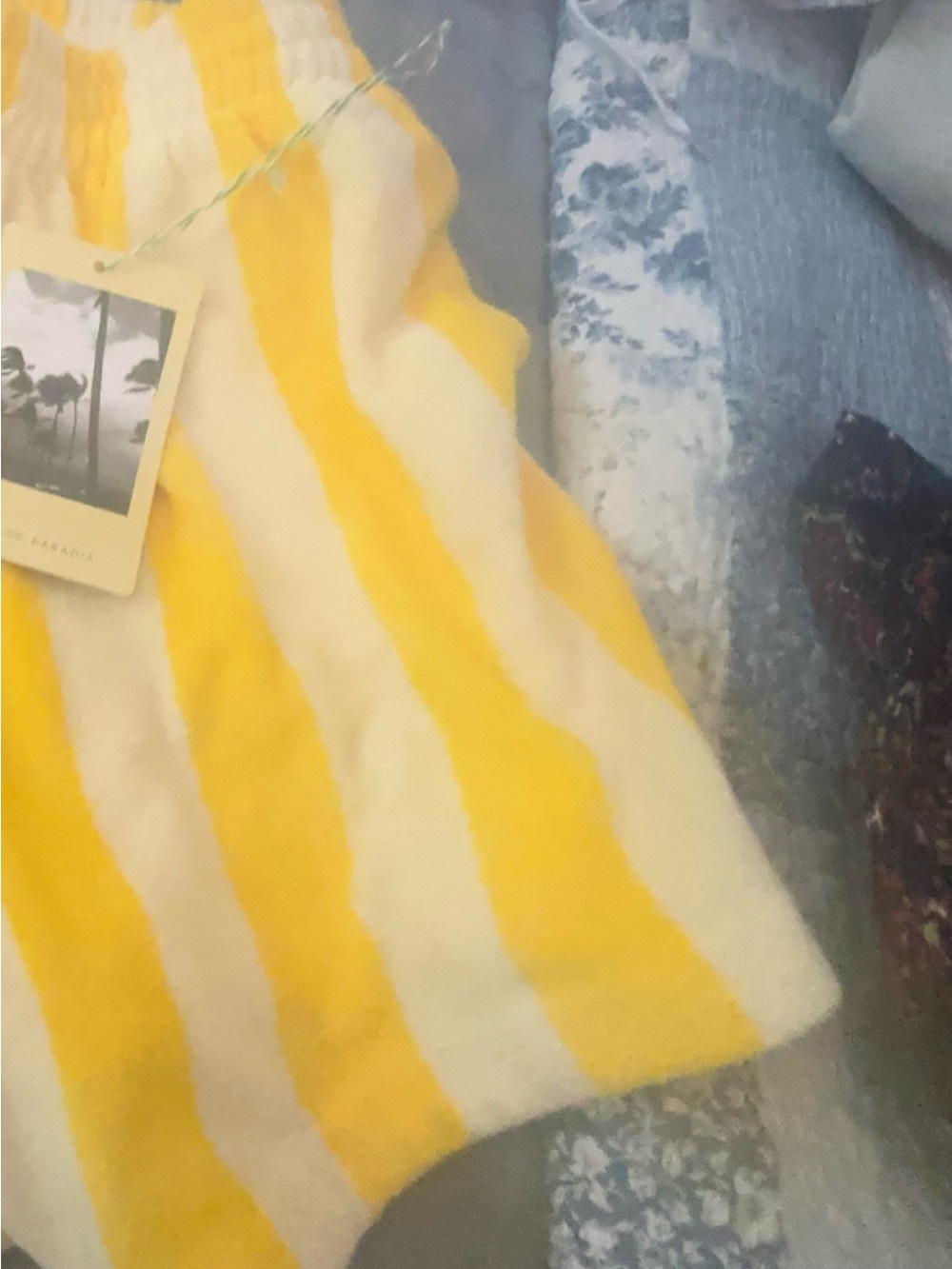 Trovata Yellow and White Striped Girls' Casual Dress